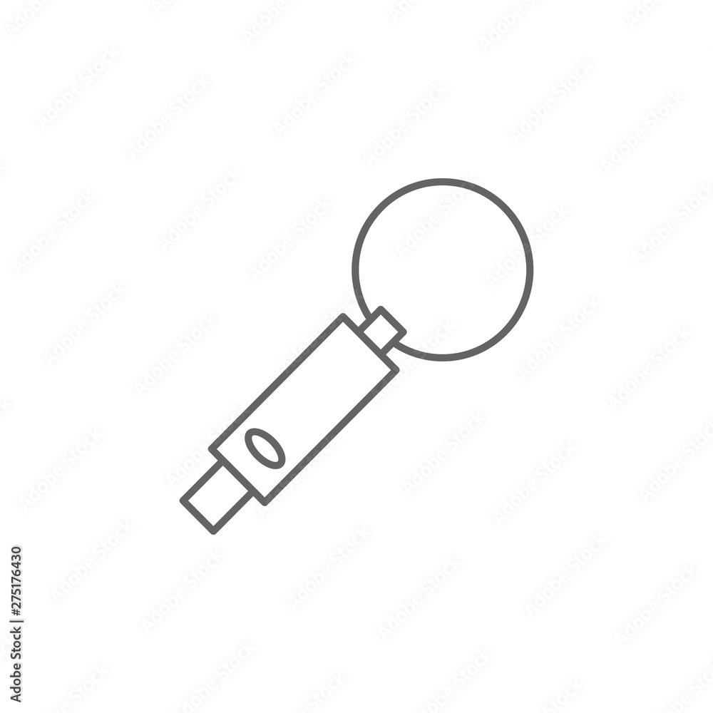 Poster emergencies, whistle icon. element of emergencies icon. thin line icon for website design and develo