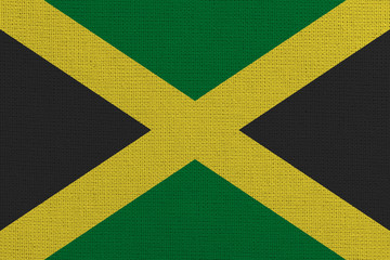 Jamaica fabric flag