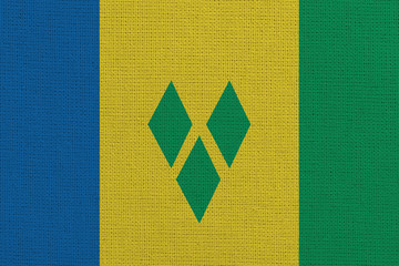 Saint Vincent and the Grenadines fabric flag