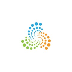 Molecule vector icon illustration design