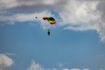 Skydivers Landing at Dillingham Air Field