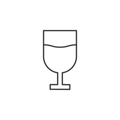 Glass, drink, pour, champagne icon. Simple web icon