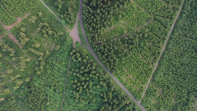 Landschaften in Hessen aus der Luft