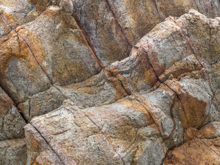 Texture of granite rock in Thailand