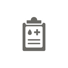 Health report  icon. Element of blood donation icon. Premium quality graphic design icon. Signs and symbols collection icon for websites, web design, mobile app