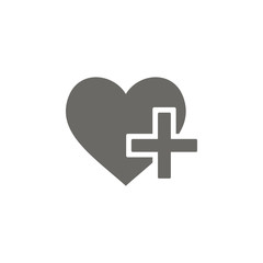 Obraz premium Heart, Health, Care icon. Element of blood donation icon. Premium quality graphic design icon. Signs and symbols collection icon for websites, web design, mobile app