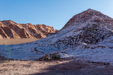 San Pedro de Atacama, Chile - January 22, 2016: The Valley of the Moon is one of the most...