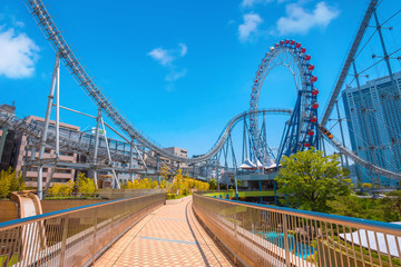Tokyo Dome City theme park in Tokyo, Japan - 275191291