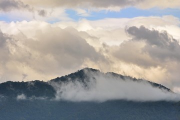 Mountain landscape-Mountain View Resort in the Hsinchu,Taiwan.