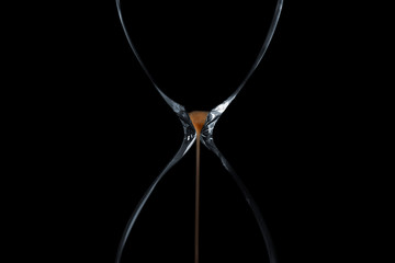 Timer hourglass, time lapse and accumulation