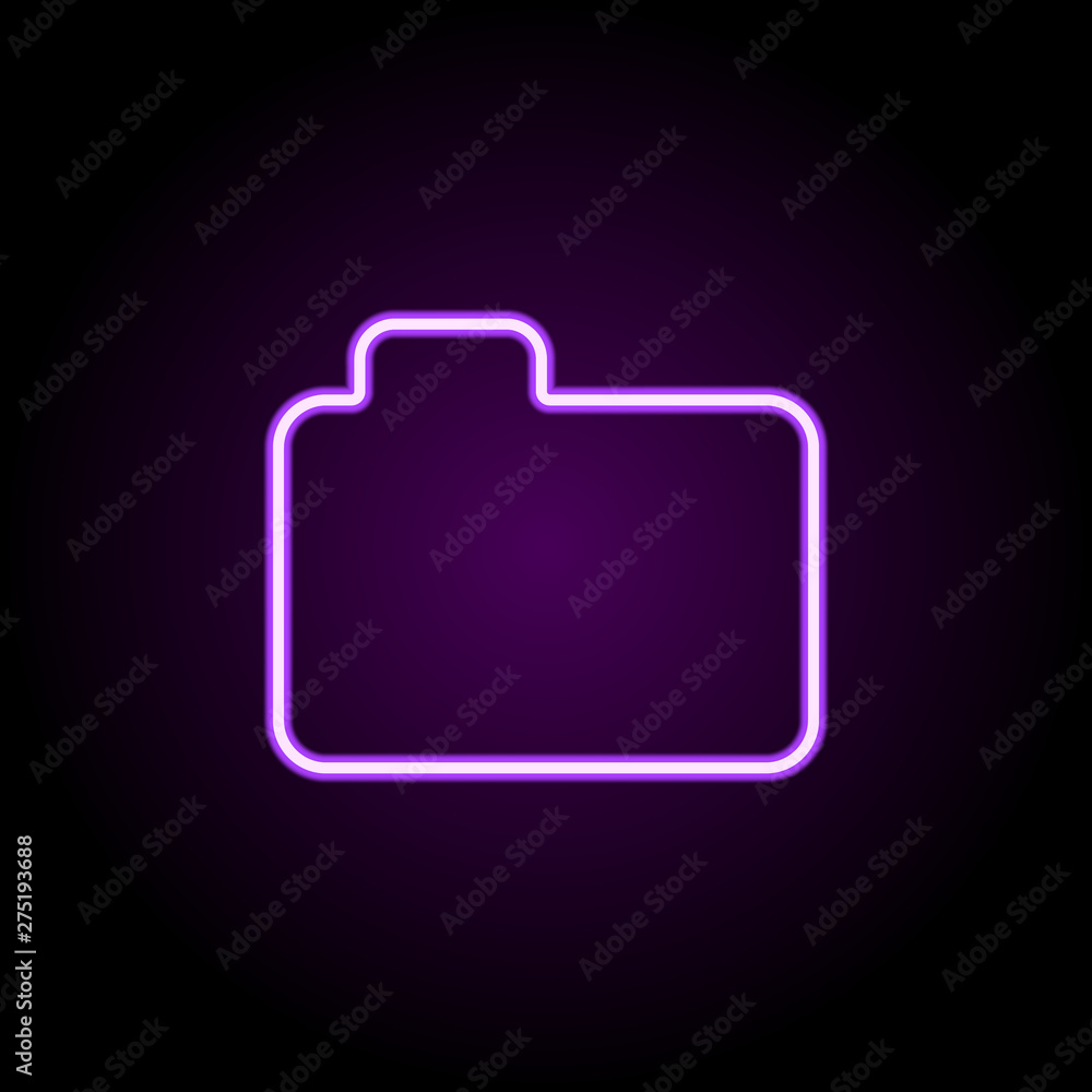 Poster heart neon icon. elements of web set. simple icon for websites, web design, mobile app, info graphic