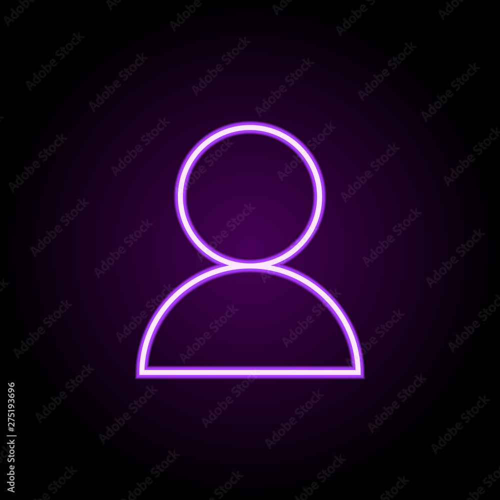 Aufkleber calendar neon icon. elements of web set. simple icon for websites, web design, mobile app, info grap