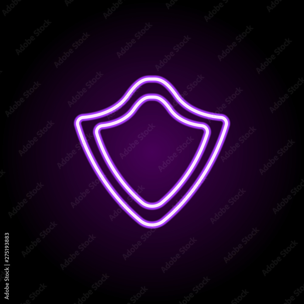 Aufkleber settings sign neon icon. elements of web set. simple icon for websites, web design, mobile app, info