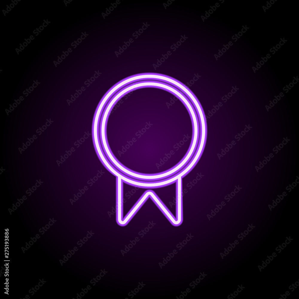 Aufkleber enter sign neon icon. elements of web set. simple icon for websites, web design, mobile app, info gr