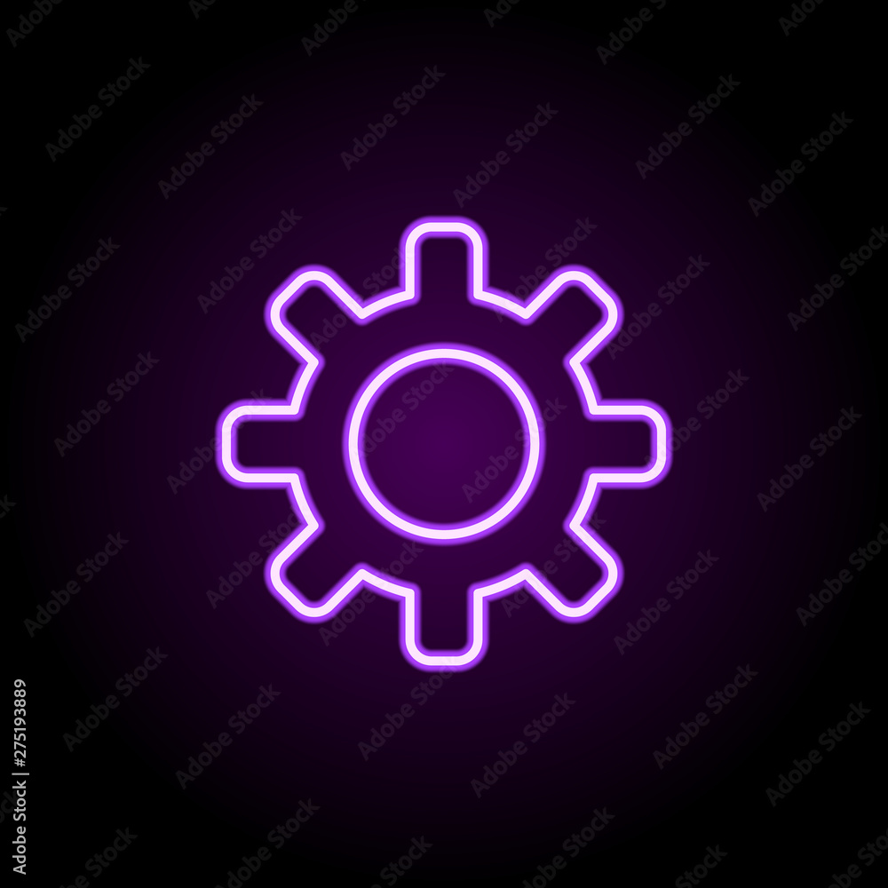 Poster sign out sign neon icon. elements of web set. simple icon for websites, web design, mobile app, info