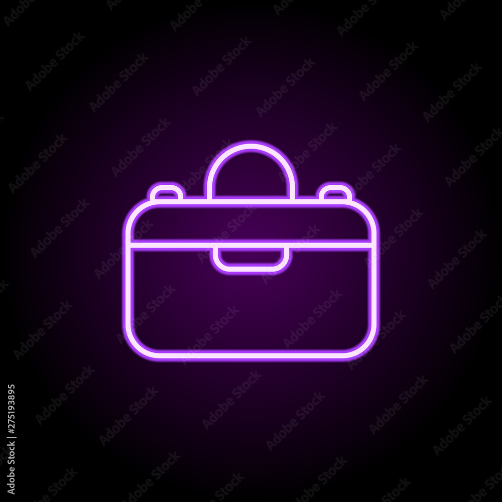 Poster arrow up neon icon. elements of web set. simple icon for websites, web design, mobile app, info grap