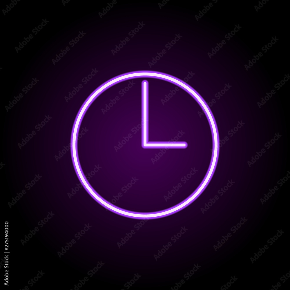 Poster ticket neon icon. elements of web set. simple icon for websites, web design, mobile app, info graphi