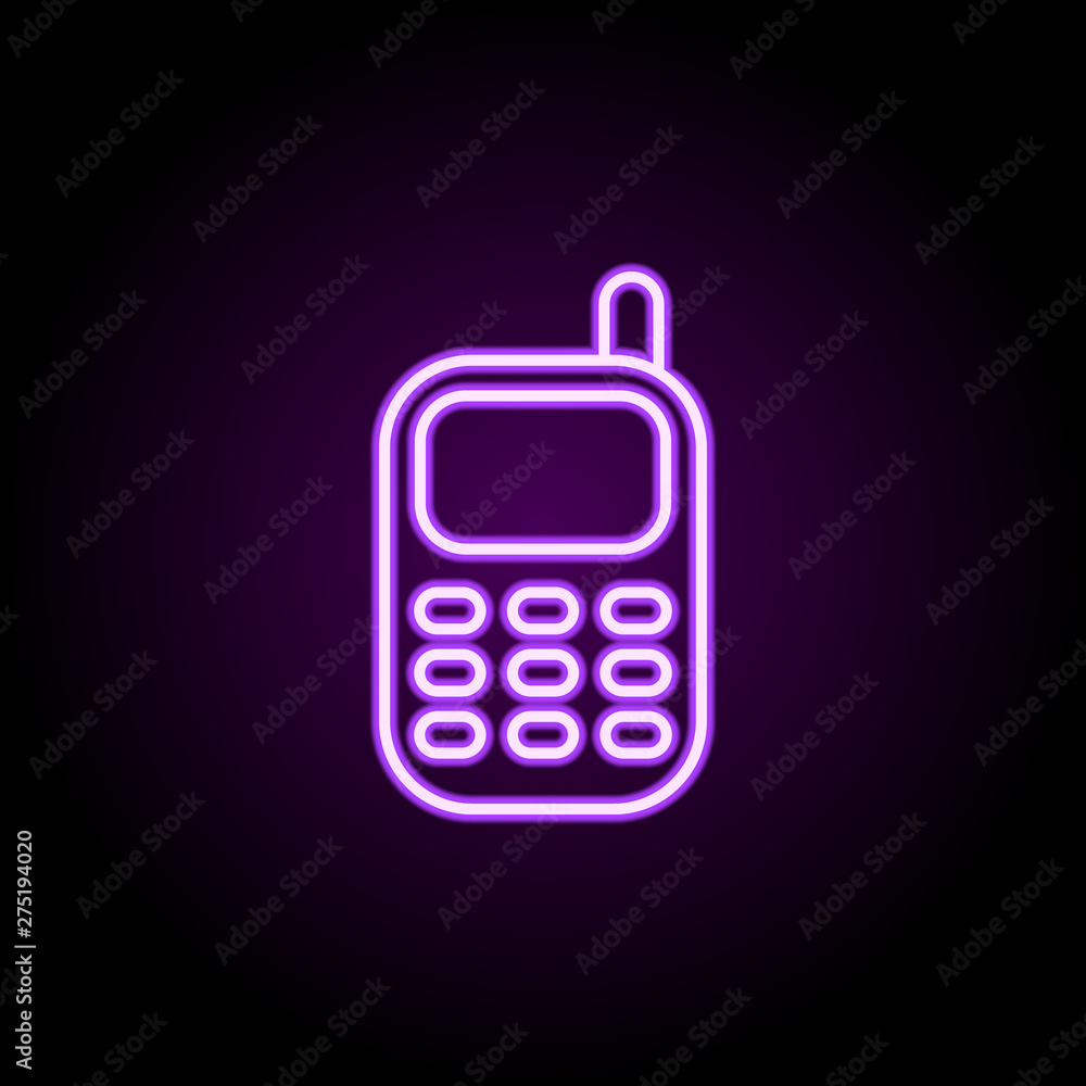 Poster network sign neon icon. elements of web set. simple icon for websites, web design, mobile app, info 