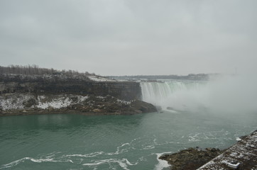 Canadian side of the Niagara Falls