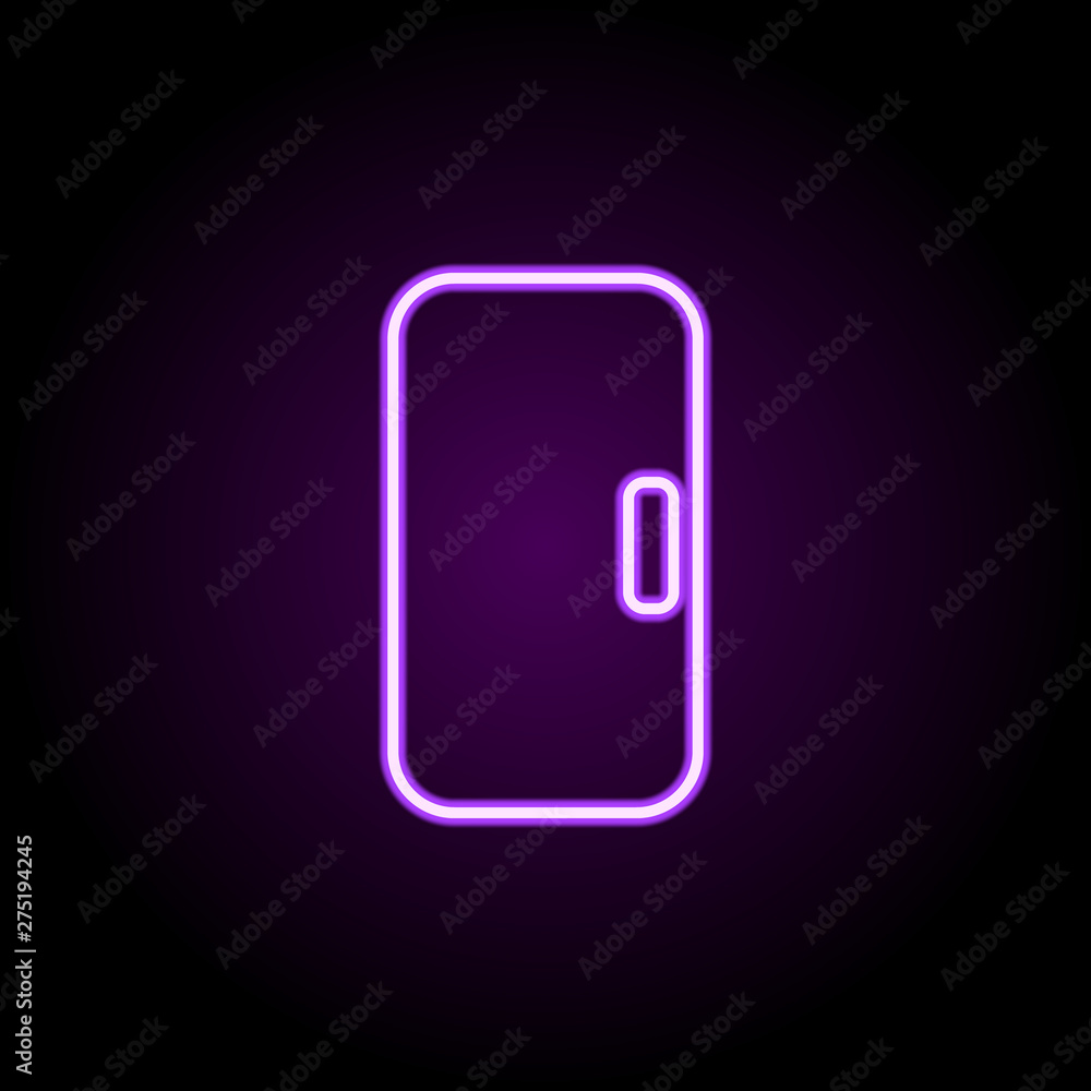 Poster brightness sign neon icon. elements of web set. simple icon for websites, web design, mobile app, in