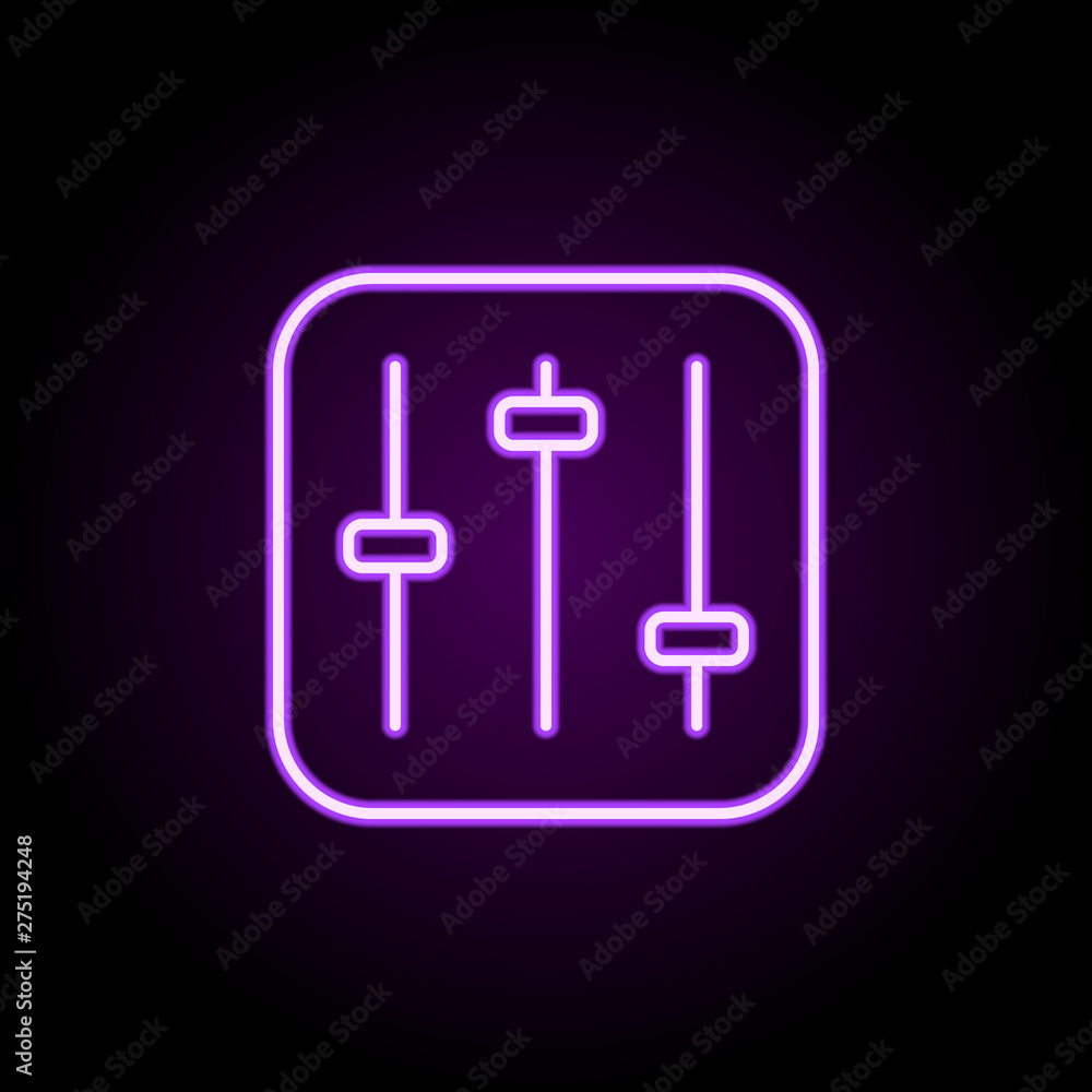 Aufkleber half moon neon icon. elements of web set. simple icon for websites, web design, mobile app, info gra