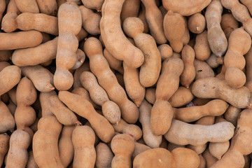 Tamarind texture background.