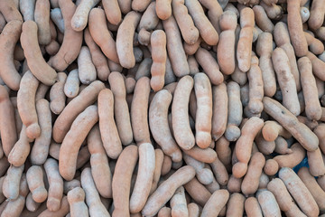 Tamarind texture background.