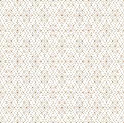 Seamless geometric pattern based on japanese ornament kumiko .