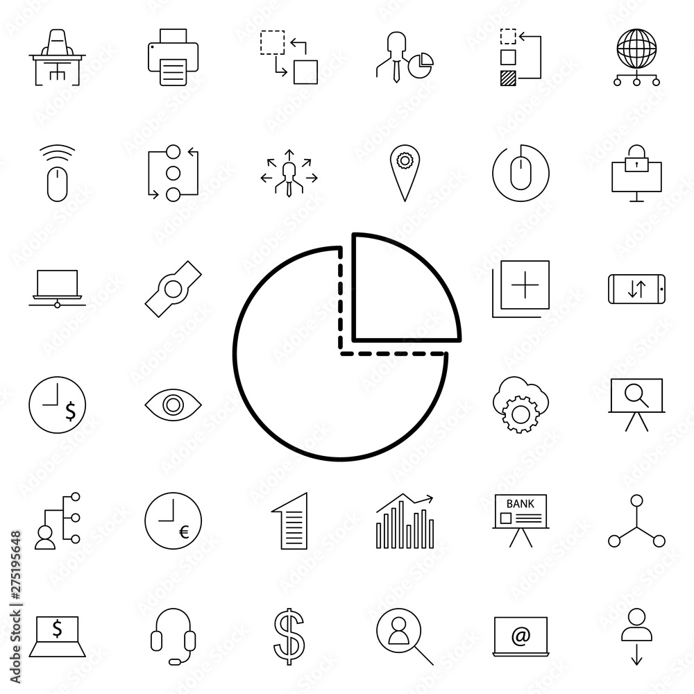 Poster given information icon. universal set of business for website design and development, app developmen