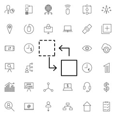employee statistics icon. Universal set of business for website design and development, app development