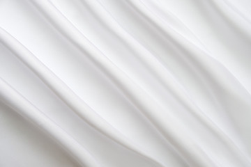 White satin fabric texture background