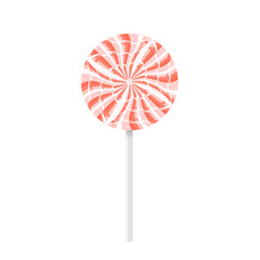 red and white lollipop