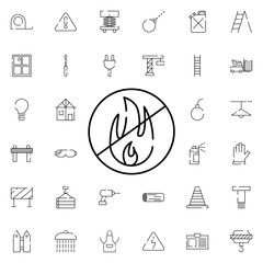 sign explosive icon. Universal set of construction for website design and development, app development