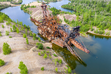 Abandoned Gold Dredge