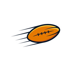 American football. Rugby Logo Sport