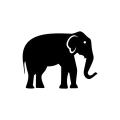 Fototapeta premium elephant simple icon