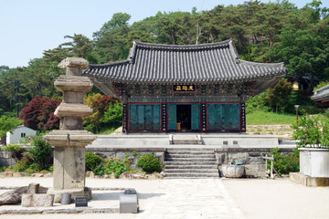 Naklejka premium Unjusa Buddhist Temple, South Korea