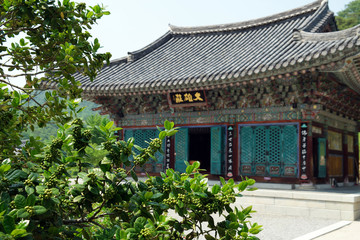 Fototapeta na wymiar Unjusa Buddhist Temple, South Korea