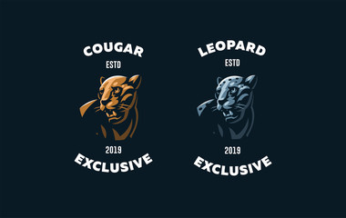 The image of a cougar or panther.