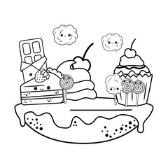 Sweet and delicious food design