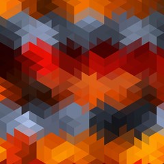 bright colorful geometric image. Cube - Vektorgrafik. eps 10