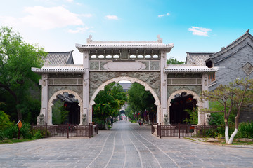 Fototapeta na wymiar Qingzhou Ancient City, Shandong Province, China..