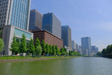 Fototapeta na wymiar buildings in Tokyo