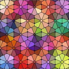Fototapeta na wymiar color mosaic pattern. colorful stones - Vektorgrafik. eps 10