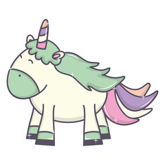 cute adorable unicorn fairy character