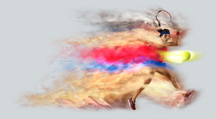 Female tennis player © Andrey Burmakin