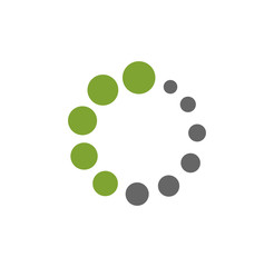 Loading related icon on background for graphic and web design. Simple illustration. Internet concept symbol for website button or mobile app.