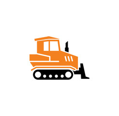 Fototapeta premium Heavy vehicle related icon on background for graphic and web design. Simple illustration. Internet concept symbol for website button or mobile app.