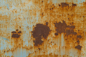 rusted metal texture background with orange streaks
