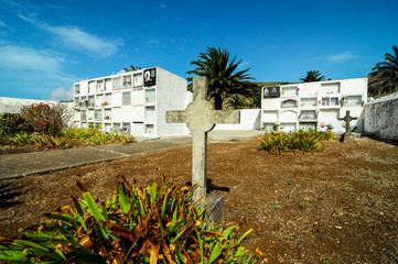 Typical Spanish Mediterrean Cemetery